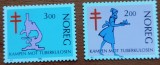 NORVEGIA- 1962-serie veche-'Lupta cuTuberculoza''--Seria de 2v.-RAR!!-MNH-.Nestampilat-vezi-Scan