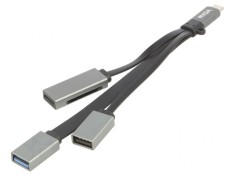 Hub USB 3.0 cu MicroSD, SD, USB-A și USB-C OTG