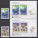 Coreea de Sud 1988 - Jocurile Olimpice - Seul, Serie + 2 Colite, MNH, Nestampilat