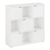 Biblioteca Bookel , Alb 88x28x89cm