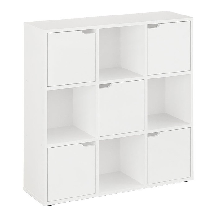 Biblioteca Bookel , Alb 88x28x89cm