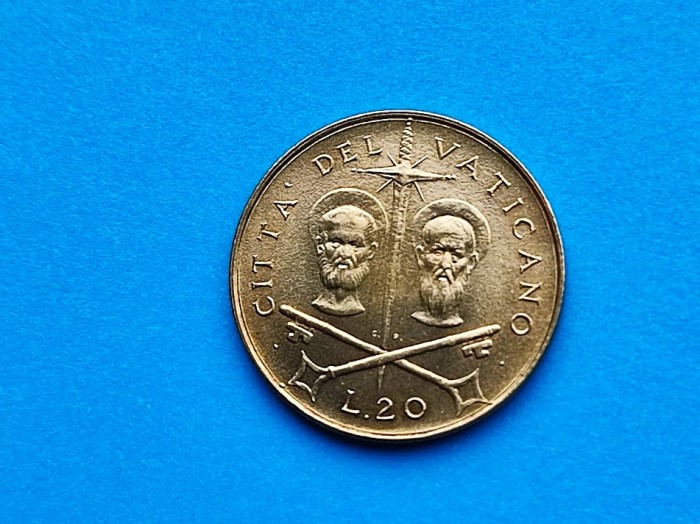 20 Lire 1967 Vatican-UNC-RAR
