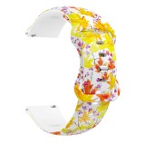 Cumpara ieftin Curea silicon, compatibila Samsung Galaxy Watch 4 Classic, 46mm, VD Very Dream&reg;, Quick Release, Autumn Leafs