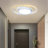 Cumpara ieftin Lustra LED 46W, cercuri albe, lumina rece/calda/neutra