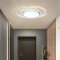 Lustra LED 46W, cercuri albe, lumina rece/calda/neutra