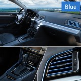 Cumpara ieftin Banda decor interior crom TUNING, 5m, ALBASTRU