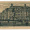 4439 - BUCURESTI University, old car, tramway - old postcard real PHOTO - unused