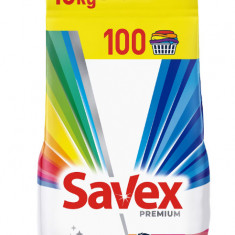 Detergent de rufe automat Savex Premium Color, 100 spalari, 10kg