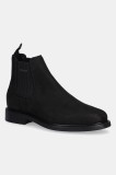 Gant cizme chelsea din nubuc St Fairkon culoarea negru, 31654088