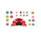 Set 21 piese joc placa de balans Playtive, lemn, 3 ani plus, multicolor