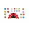 Set 21 piese joc placa de balans Playtive, lemn, 3 ani plus, multicolor