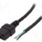 Cablu alimentare AC, 1.5m, 3 fire, culoare negru, cabluri, IEC C19 mama, LIAN DUNG -