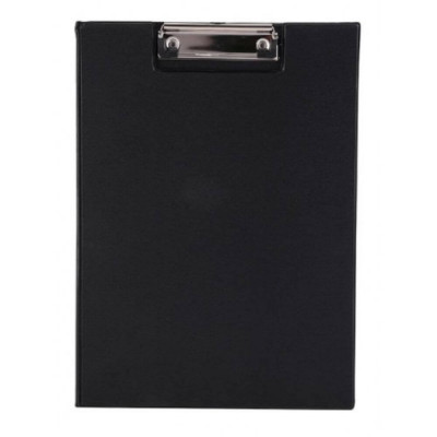 Clipboard Dublu A4 Deli Start, Material Plastic si Carton Negru, Clipboarduri Duble, Clipboard Documente, Accesorii Documente, Suport de Scris, Clipbo foto