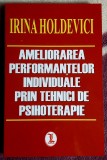 Ameliorarea performantelor individuale prin tehnici de psihoterapie