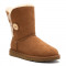 Cizme Piele Tip UGG Bailey Camel Nasturi Scurte