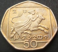 Moneda 50 CENTI - CIPRU, anul 1994 *cod 1831 A foto