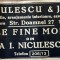 1931 Reclamă rom&acirc;nească Fabrica I. Niculescu &amp; fiu / mobila fina / Bucuresti interbelic Str Doamnei Nr 27 Magazin B. RADULESCU &amp; J. WIGH industrie