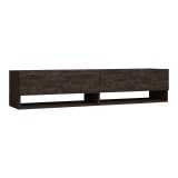 Cumpara ieftin Comoda TV suspendata Melosa, Pako World, Stejar, 141x30x31 cm