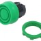 Comutator Apăsare 22mm Verde