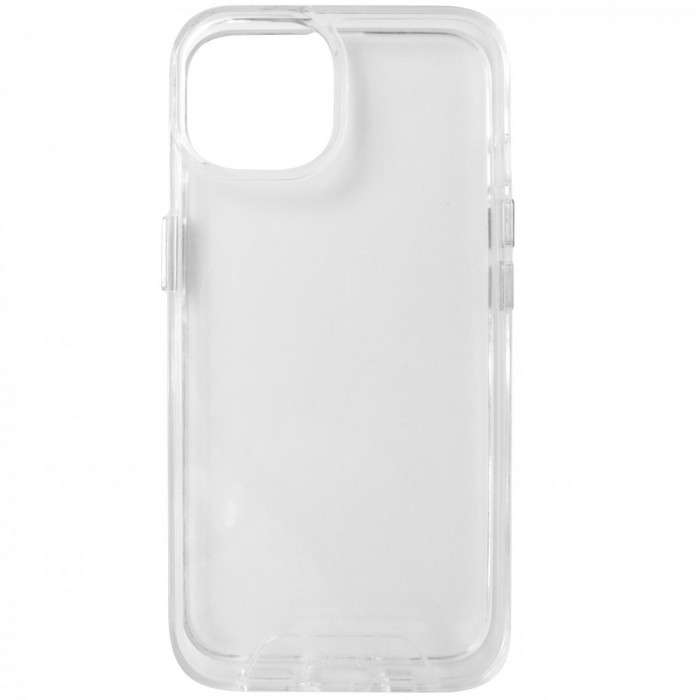 Husa tip capac spate Prio transparenta, policarbonat si TPU, pentru Apple iPhone 13