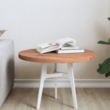 vidaXL Blat de masă rotund, &Oslash;50x2,5 cm, lemn masiv de fag
