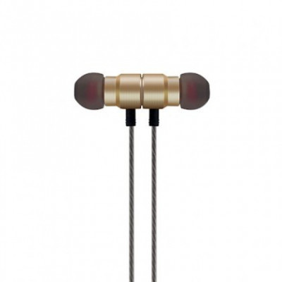 Casti Handsfree In-Ear XO-S9, Cu microfon, 3.5 mm, Gold, Blister foto
