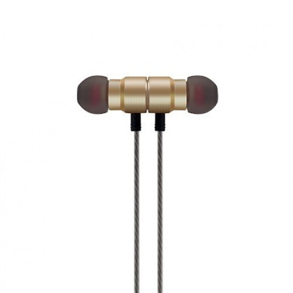 Casti Handsfree In-Ear XO-S9, Cu microfon, 3.5 mm, Gold, Blister