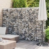 vidaXL Perete gabion cu capace, 300 x 30 x 200 cm, oțel galvanizat 147823