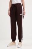 adidas pantaloni de trening Essentials culoarea maro, JY3069