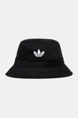 adidas Originals palarie din bumbac Adicolor culoarea negru, bumbac, JC6041
