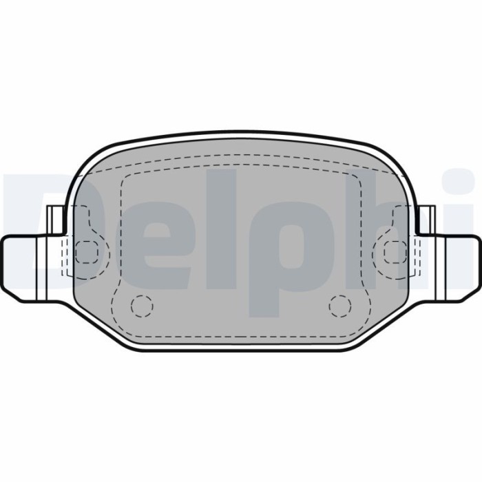 DELPHI LP2475 set placute frana,frana disc