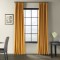 Draperie din catifea cu rejansa, Premium, 150x240 cm, densitate 700 g/mp, Galben