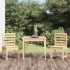 Set bistro de grădină, 3 piese, lemn masiv de pin