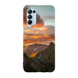 Husa compatibila cu Oppo Find X5 Lite model Drone Shot of a Mountain Range, Silicon, TPU, Viceversa, Transparent, Carcasa