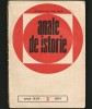 Anale de Istorie, Anul XVII, Nr. 2 / 1971. PROLETARI, UNIȚI-VĂ! Carte Istorie Romania Comunista. Publicatie Istorica