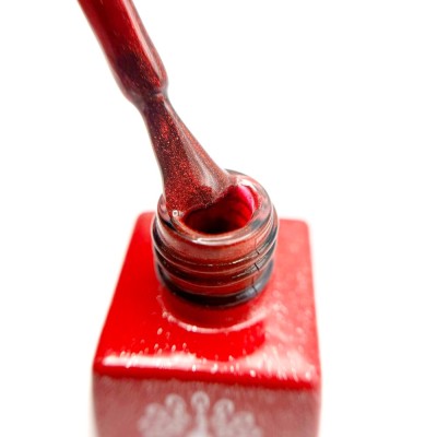 Ojă semipermanentă ochi de pisică Cherry Red Cat Eye Global Fashion, 8ml, 006 foto