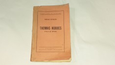 NICOLAE PETRESCU - THOMAS HOBBES viata si opera Ed.1939 foto