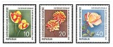 DDR 1961 - flori de gradina, serie neuzata