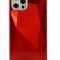Huse telefon cu textura diamant Iphone 12 Pro Max , Rosu