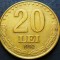 Moneda 20 LEI - ROMANIA, anul 1992 *cod 2871 = CIRCULATA