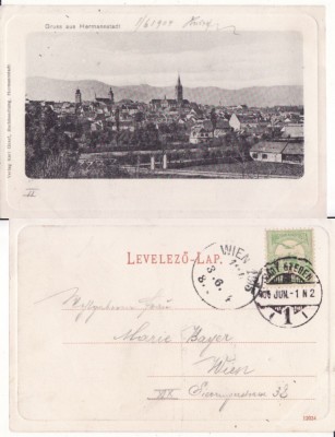 Sibiu - clasica 1904, embosata foto