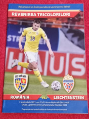 Program meci fotbal ROMANIA - LIECHTENSTEIN (05.09.2021) foto