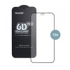 Folie de protectie Ecran Veason PRO pentru Apple iPhone 17 Pro, Sticla Securizata, Full Glue, Set 10 bucati, 6D, Neagra