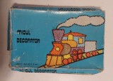 Joc Romanesc MICUL DECORATOR 1978, incomplet, stare conform imaginilor, jucarii din perioada comunista Romania, colectie