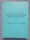 Legislatia RSR privind navigatia civila vol II, 1982, 448 pag, stare f buna