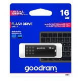 Memorie Externa GoodRam UME3, 16Gb, USB 3.0, Neagra SMC0182, 16 GB