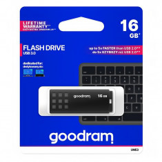 Memorie Externa GoodRam UME3, 16Gb, USB 3.0, Neagra SMC0182