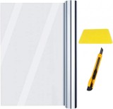 Folie pentru fereastra Simmpu, PVC, argintiu