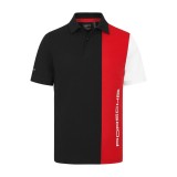Porsche Motorsport tricou polo Stripe black/red/white F1 Team 2024 - XXL