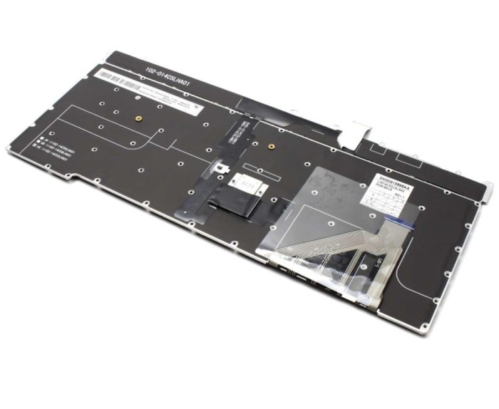 Tastatura Lenovo MQ684US iluminata layout US fara rama enter mic, MQ685GB iluminata layout US fara rama enter